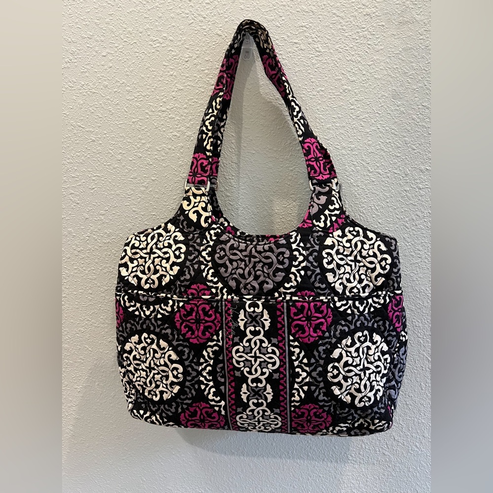 Vera Bradley canterberry magenta shoulder bag - padded device bag